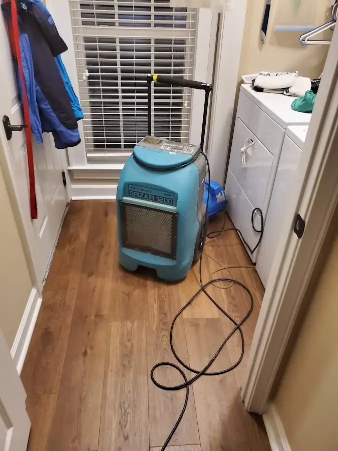 Commercial dehumidifier deployed for Flood Damage Cleanup in Jupiter Farms